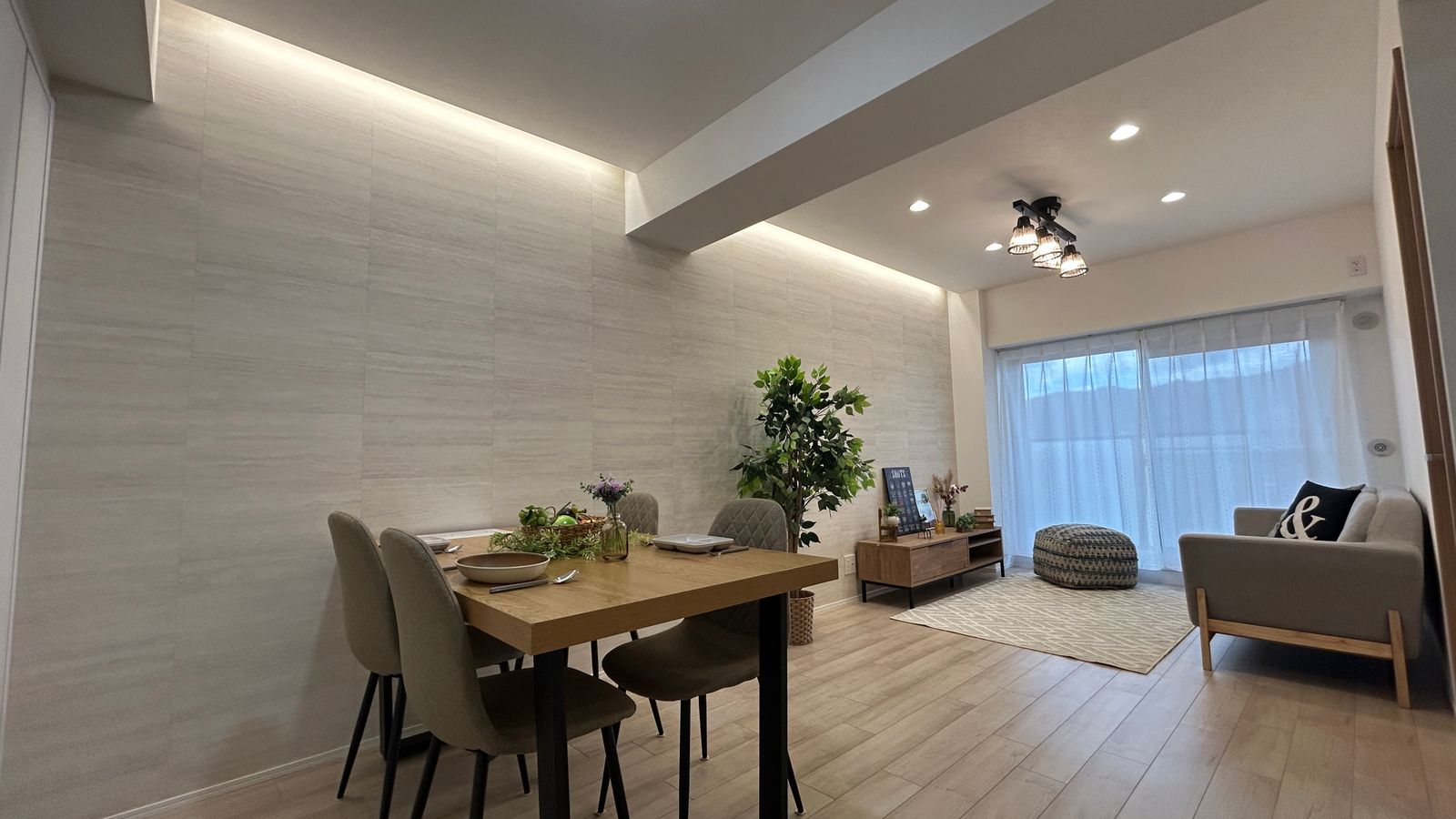 リノベーション事例 — 開放的なLDK